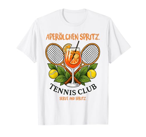 APERÖLCHEN SPRITZ - TENNIS CLUB X ON VACATION Sport & Urlaub T-Shirt APERÖLCHEN SPRITZ - TENNIS CLUB X ON VACATION Sport & Urlaub T-Shirt