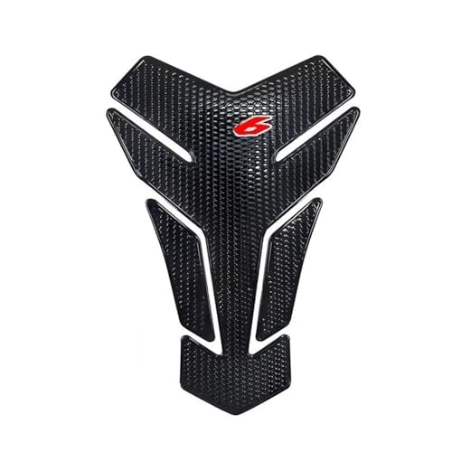 Tapis de réservoir moto aspect carbone pour YZF-R6 2017-2022