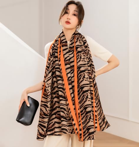 Image of MALINA Women's Polyester Silk Satin Stole Scarf - Soft Lightweight Fashion Wrap, Elegant Floral & Gradient Design, summer stole,Scarf For Women,Premium Stole,Large Size 180x90 cm'