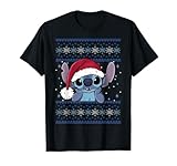 Disney Lilo & Stitch Christmas Stitch Ugly Sweater Style T-Shirt