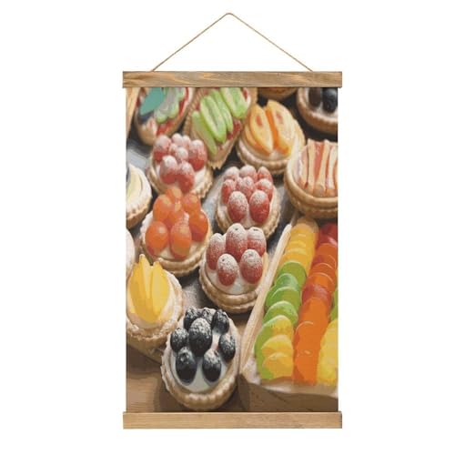 Pintura de pergamino FekiLoot con diseño de tartas para una decoración vintage fácil