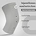 Crucial Compression Knee Sleeve (1 Pair) - Best Knee Braces for Knee Pain for Men & Women - Non-Slip Knee Support for Running, Weightlifting, Basketball, Gym, Workout, Sports