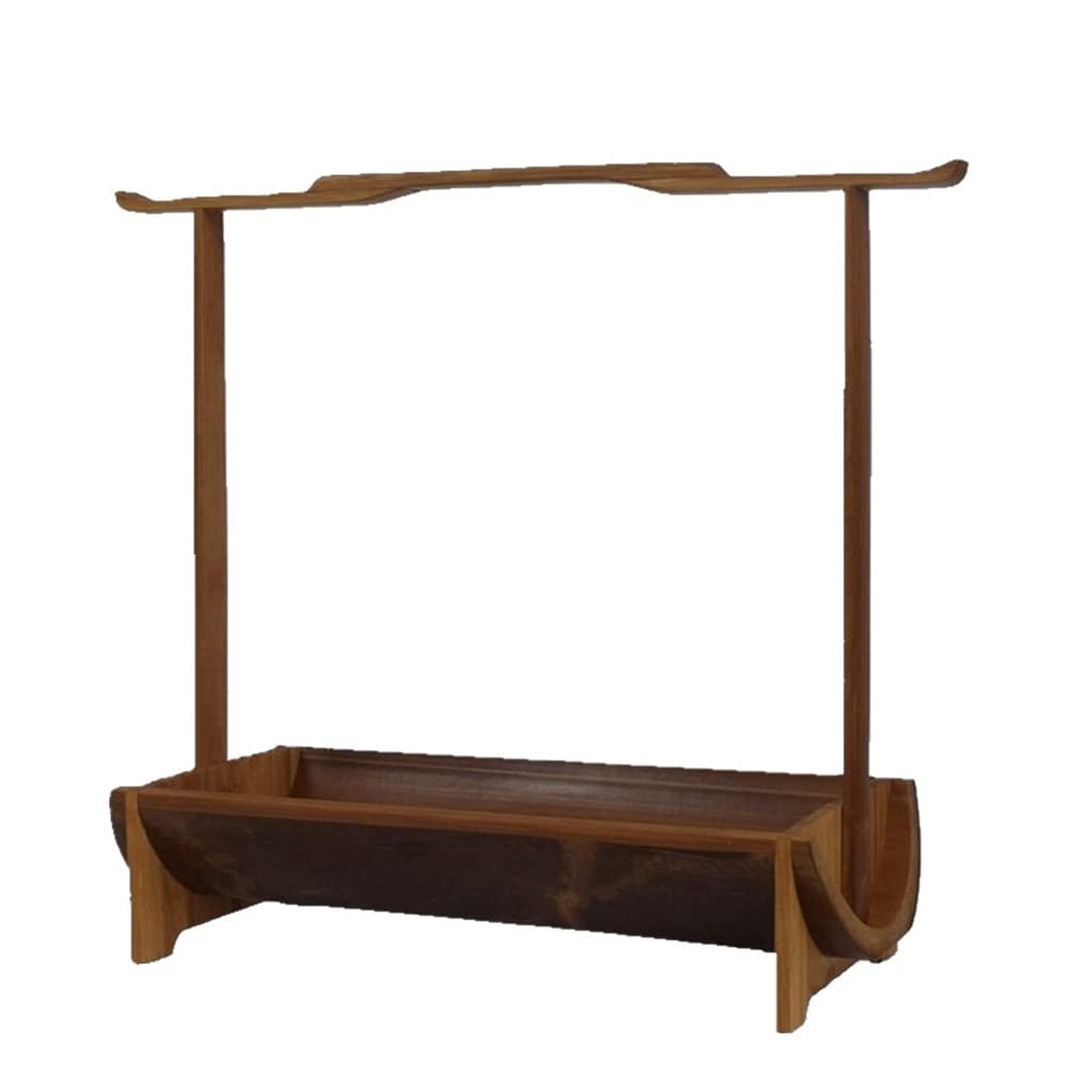 Lhq Bamboo Fruit Bowl with Handle - Natural Retro Fruit Basket - Vegetables Dessert Bread Storage Serving Tray for Kitchen/Office/Home, 28×10×28cm