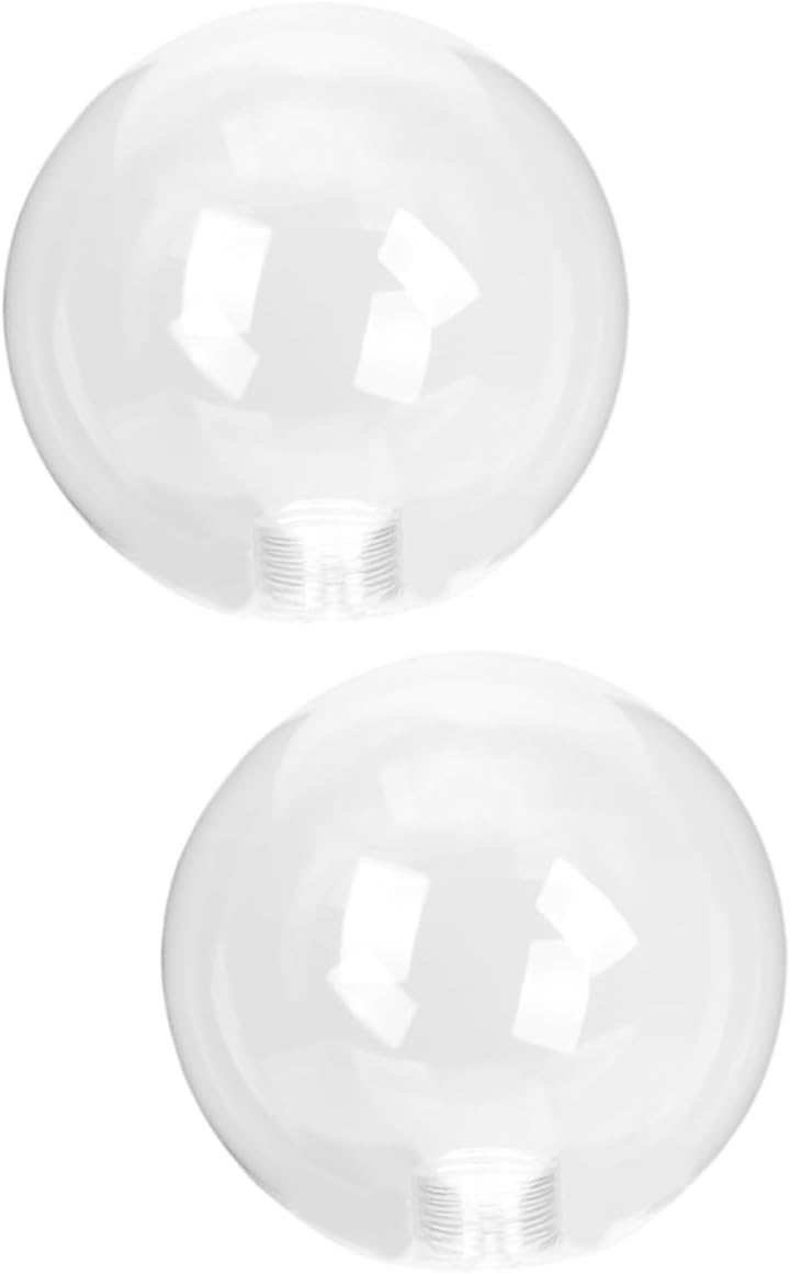 Clear Glass Globe Lampshade 4.72 Inch Round G9 Socket Ceiling Light Cover for Home Decoration and Bulb Protection