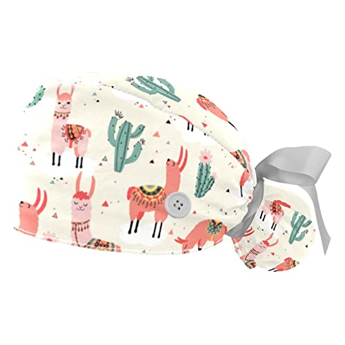 Chapeaux bouffants 2PCS anti-transpiration et ajustables pour hommes et femmes