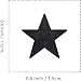 Star Rubber Stamp, 3/5 Inch Small Mini Stamp for Scrapbooking Card Making Planner