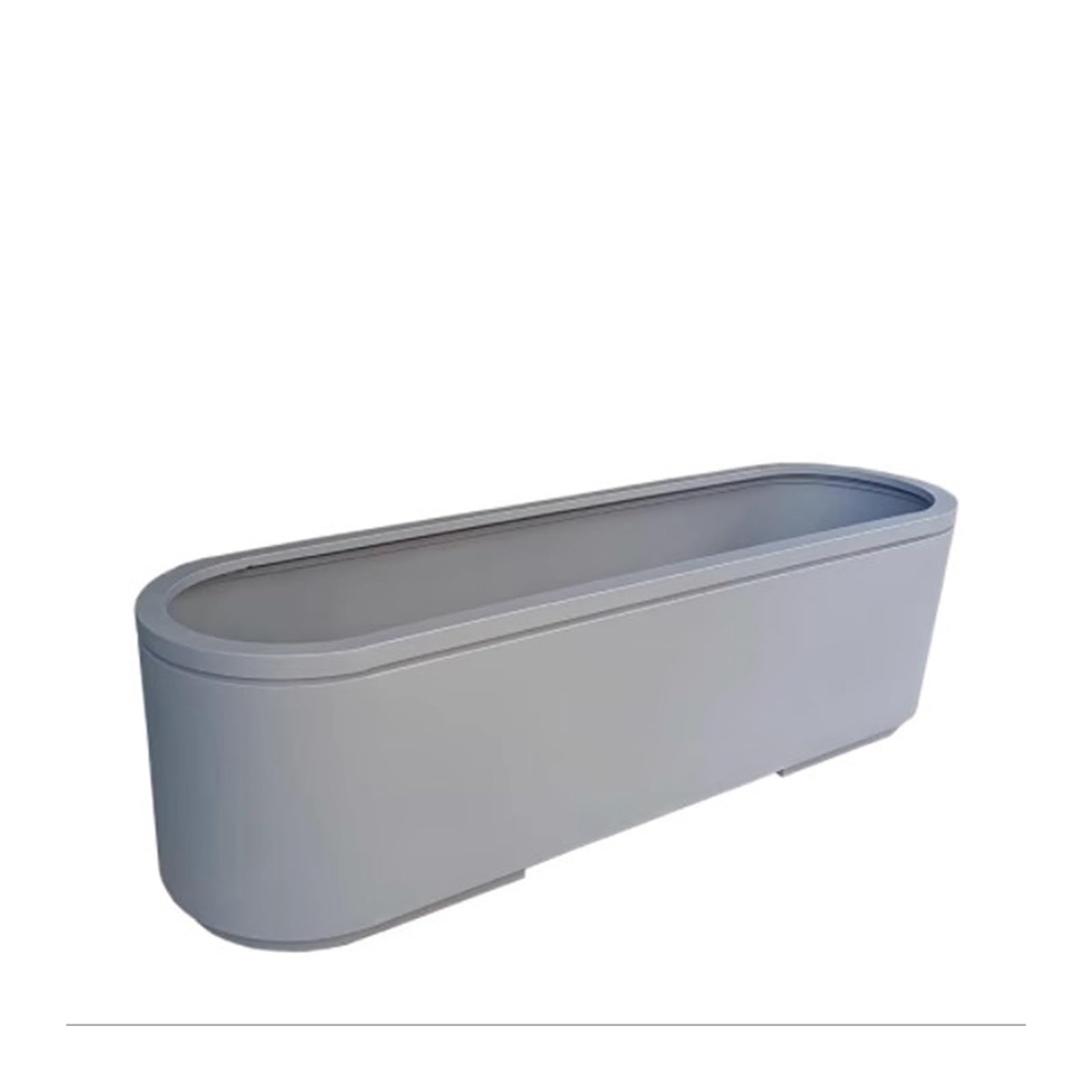 Kx9Lb8d Planter Box Outdoor Flower Box Commercial Street Sales Department Trough Bed Square Pond Planting