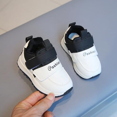 Infant Baby Leather Sneakers Unisex Toddler Classic Water Proof Comfortable Furry Warm Winter Outdoor Play Kid Girl4