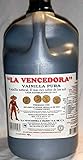 La Vencedora 1 Gallon 4 Liters Pure Mexican Vanilla Vainilla Extract From Mexico (3 Pack)