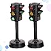NUOBESTY Kids Traffic Light Toy Traffic Signal Light Model Toys Early Education Playset for Kids Toddler, Pack of 2(Random Size)