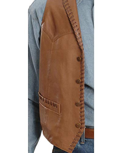 Scully Men's Whipstitch Lamb Leather Vest - 206-1712