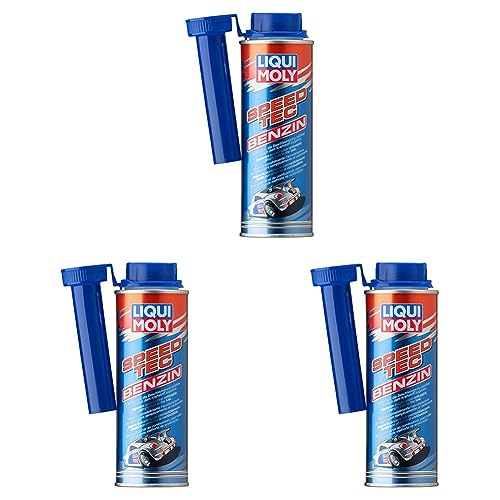 Liqui Moly Speed Tec Benzin | 250 ml | Benzinadditiv | Art.-Nr.: 3720 (Packung mit 3)