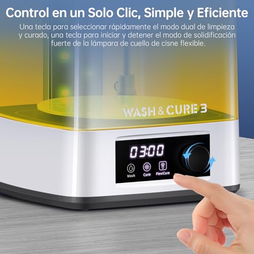 Cubo de Lavado y Endurecimiento ANYCUBIC Wash & Cure 3 para Impresoras 3D LCD/DLP/SLA - Fernando Cortés