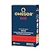 Aceite de Krill Omega 3 IFOS Certificado - OMEGOR Krill Oil Omega3 EPA y DHA con Fosfolípidos, Colina y Astaxantina de Alta Biodisponibilidad - sin Sabor a Pescado (60 Cápsulas)