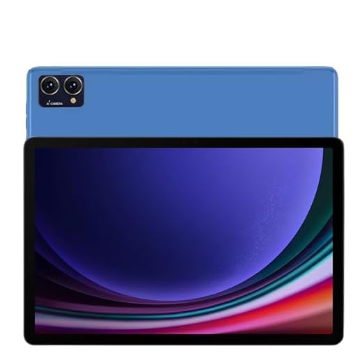 Maisouji Tablet G19 Android 13, 512GB, 12GB RAM, Tela Imersiva de 10.1'', 8800mAh Bateria, Câmera 32MP+16MP, Wifi, Suporte Dual Sim, GPS, Memória expansível 1 TB (Azul)
