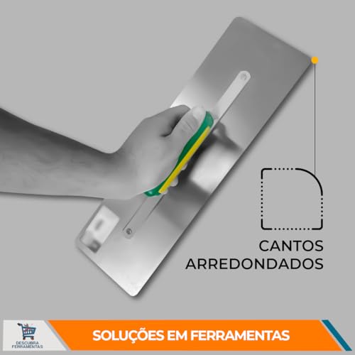 Desempenadeira De Aço Inox Galo 309/01 40cm Massa Corrida