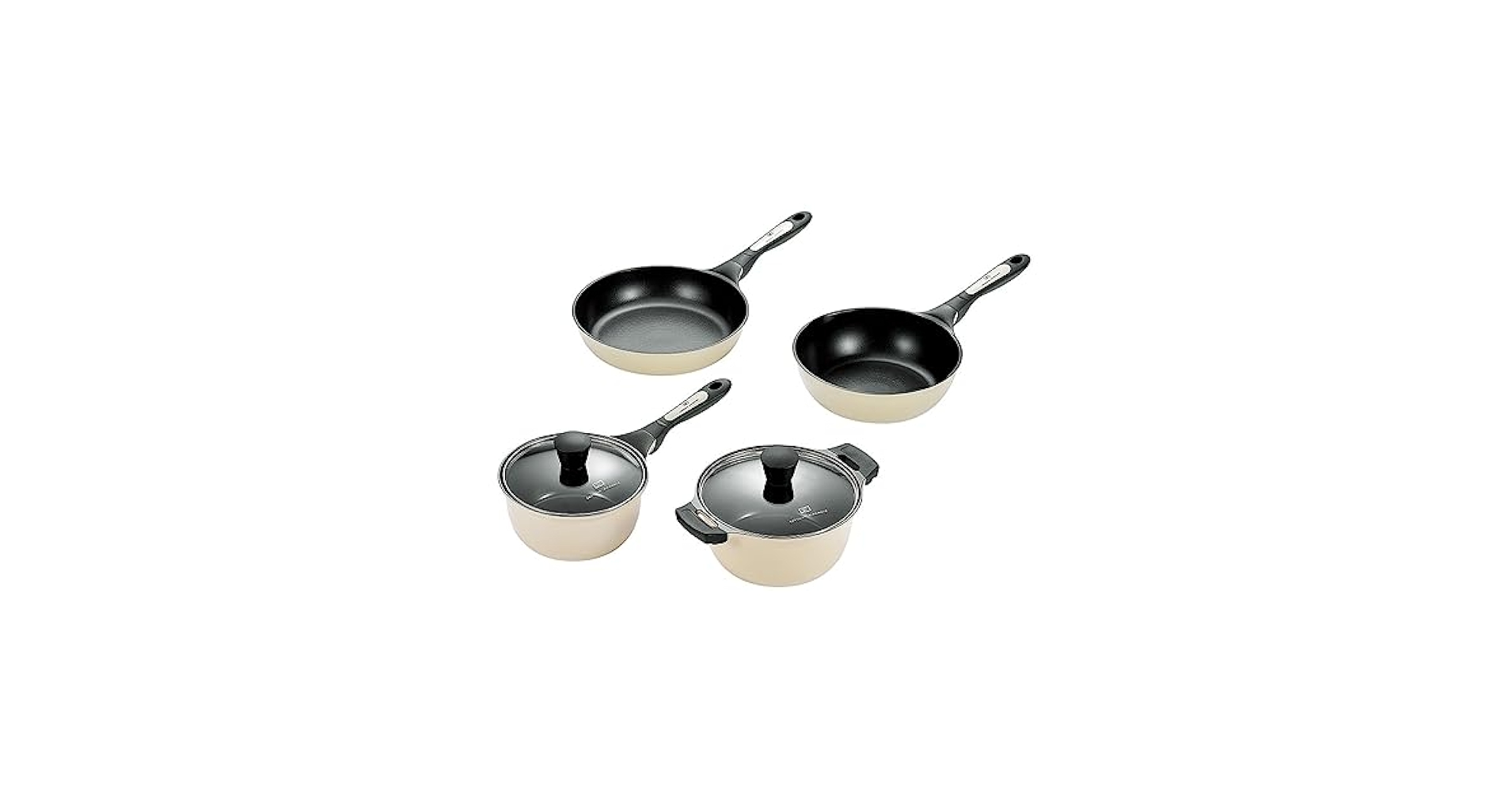 タツヤ・カワゴエ キッチンツール4点セット200VIH対応 片手鍋 フライパン Amazon.co.jp: キッチンツール4点セット フライパンセット IH