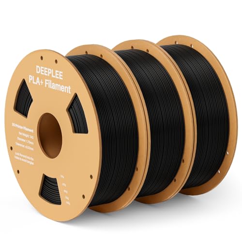 Filament Deeplee PLA Plus Czarny (BLACK)