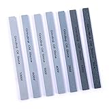  LITAO-XIE, 1 Set Pietra per Affilare Whetstone Set Verde Pietra Abrasiva in Carburo di Silicone Wetstone per Strumento per Affilare I Coltelli in Ceramica 80#-1000#