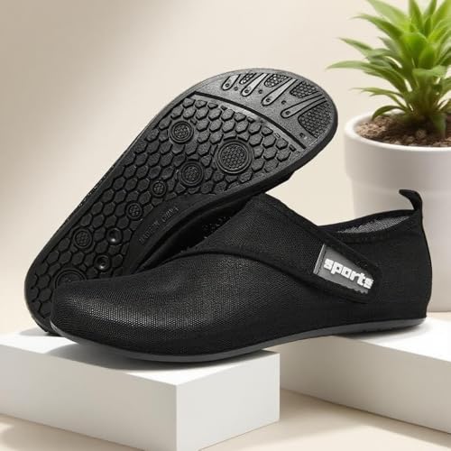 Sim Racing Shoes for Men Home Gaming Cockpits Karting - Enhanced Grip Sock Slippers Slip On Barefoot Driving Shoes Breathable Lightweight Comfort Wear Grippy No-Slip Sole for Accurate Petal Control3