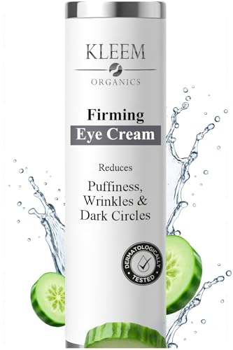 Anti Wrinkle Eye Gel for Dark Circles & Puffy eyes with Peptides and Niacinamide that Reduces Eye Bags, Crow's Feet, Fine Lines & Sagginess - Natural & Organic Under Eye Gel for Wrinkles - 15ml