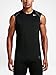 Nike Pro Men's Sleeveless Training Shirt, Black/Dark Grey/White, Large