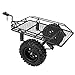 01 Trailer Car Hopper Trail,Metal Rc Bucket Trailer,Simulation Trailing Car Toy Set for Trx4 D90 Scx10 CC 1/10 DIY Parts Rc Crawler Car DIY Kit(Black)