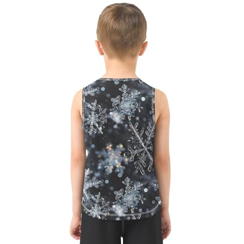 Boys Tank Top Shirts Sleeveless T-Shirts Crew Neck for Kids Clothing Children3