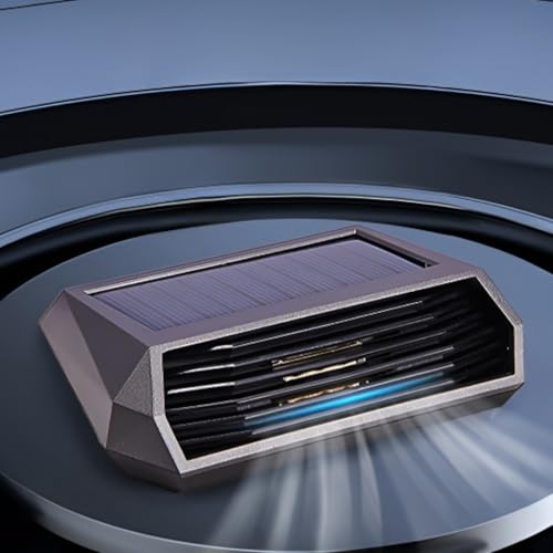 Solar-Powered Car Air Purifier Ionizer