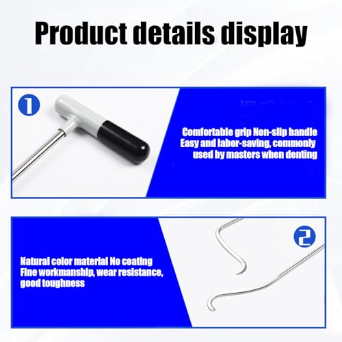 Kit de débosselage de carrosserie auto et camion ensemble accessoires 2 pièces - 7