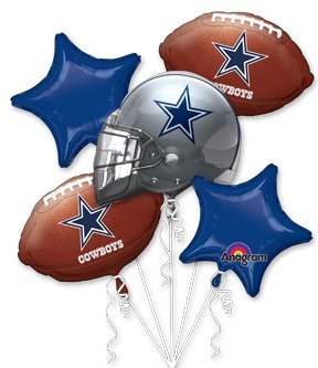 Anagram International Bouquet Cowboys Party Balloons, Multicolor