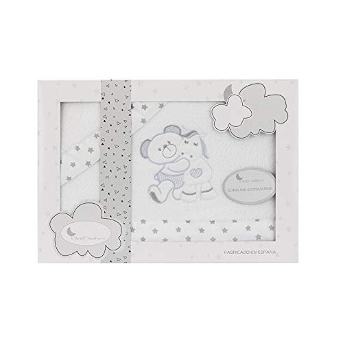 Sabanas de Invierno CORALINA Extrasuave MINICUNA 50x80 - (bajera+encimera+funda almohada) - Color: Gris - OFERTA