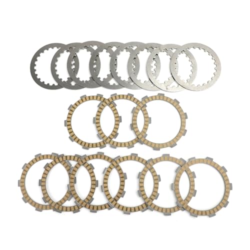 Disques d'embrayage moto en acier durable et friction haute performance pour FZR 400RR 600