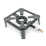 CMY LPG Gas Cooker Burner Boiling Ring Cast Iron Gas Restaurant Patio Camping Stove BBQ Home Brewing Catering Outdoor Portable Barbecue Cookers (40x40x17)