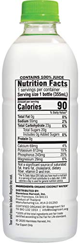 Harmless Harvest Organic Coconut Water, Original, 12 Fl Oz (Pack Of 4) #TOP7