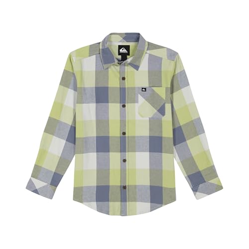Chemise en flanelle à manches longues garçon Quiksilver coupe confort