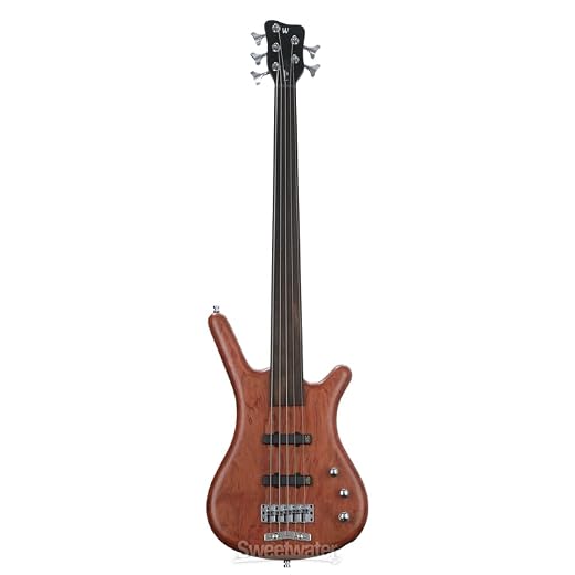 Warwick Pro Series Corvette Standard 5-string Bass Guitar - Natural Bubinga with Ebony Fingerboard