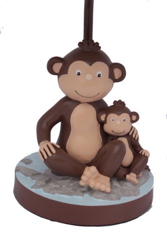 Adorable Monkey And Child Table Lamp And Nightlight For Kids Brown #TOP1