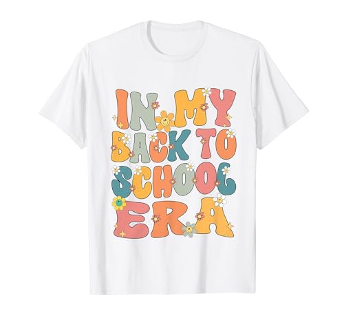 In My Back To School Era Retro 1st Day Of School Teacher Kid T-Shirt
