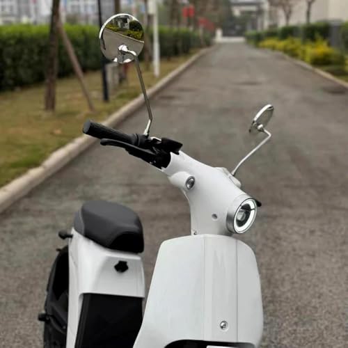 Espejos retrovisores de motocicleta redondos estilo retro para renovar Piaggio S 150 IE 4