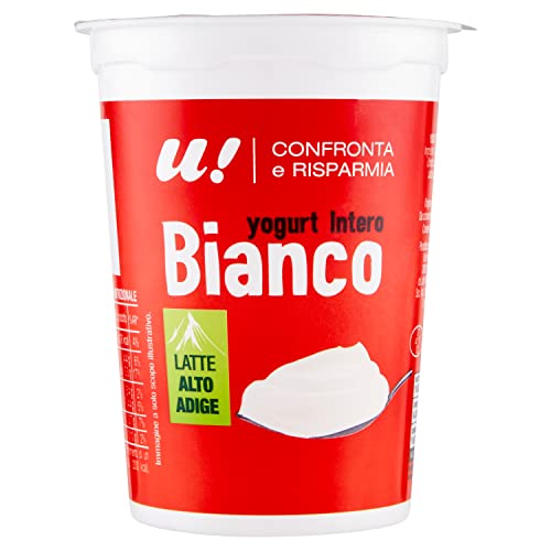 U! Confronta&Risparmia Yogurt Intero Bianco, 500g