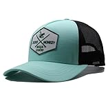Surf Monkey | Gorra Tipo Trucker Origins Beisbol Ajustable - Algodón orgánico - Talla única (Menta, Talla única)