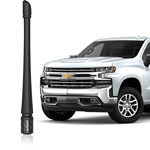 POSAID 7 "Antenne voor Chevy Silverado en GMC Sierra Denali 1500 2500 3500 Fexible Rubber Truck Antenne Vervanging met Geoptimaliseerde FM/AM Ontvangst