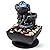 Tabletop Fountain Indoor Waterfall Meditation Fountain Like Layers of Rock Desktop Water Feature Includes Many Natural River Rock LED Lights Rolling Decorative Bubble Balls