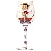 Westland Giftware 9-Inch Grape Stomper Betty Boop Wine Glass, 15-Ounce