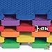 Norsk Kids Puzzle Play Mats Interlocking EVA Foam Floor Tiles Solid Color, 24 Tiles - 96 Sq. Ft., 1/2