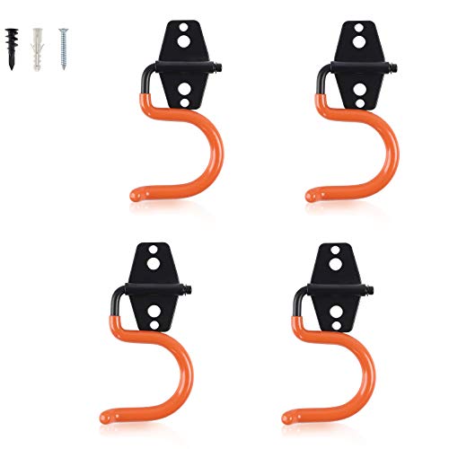 Aoben Garage Hooks Heavy Duty, Steel Garage Storage Hooks, Utility Tool Hangers And Broom And Mop Holder Wall Mounted For Organizing Cleaning Tools cover