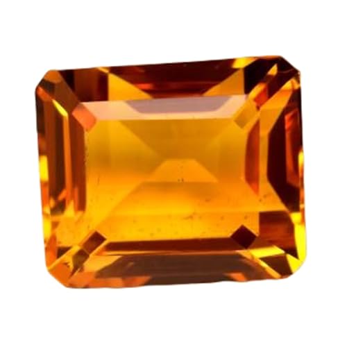 Citrine naturelle rectangulaire 14mm pour création de bijoux DIY