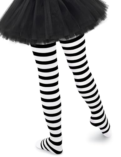 Sarfel Baby Tights 12-18 Months Baby Girl Stockings for Toddlers Girl Toddler Tights Toddler Striped Socks Kids Halloween Socks