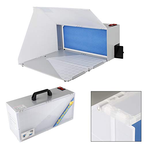 YAOBLUESEA Airbrush Absauganlage 3m³/min Farbe Filter Farbnebel W420 für Farbnebel Außenluft Ersatzfilter Sprühnebel Außenluft